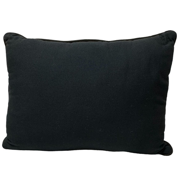 Christmas Tapestry Pillow Santa Bear Pulling Sled of Penguin Vintage Coco Dowley - Picture 2 of 11